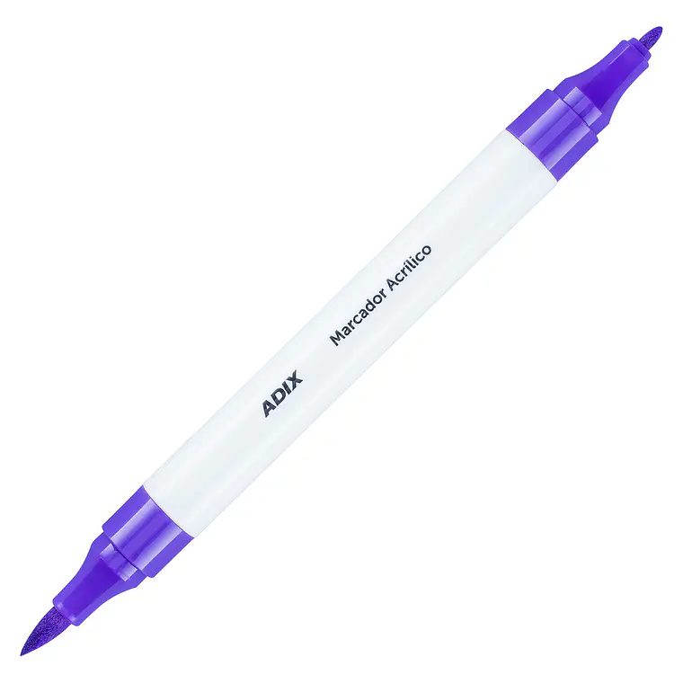 MARCADOR ACRÍLICO PUNTA BRUSH/FINA (6 COLORES) 20