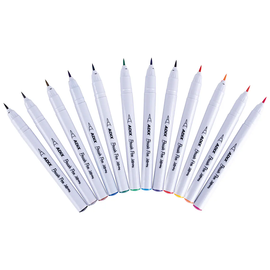 SET BRUSH PEN PUNTA FINA (12 UNIDADES) 2