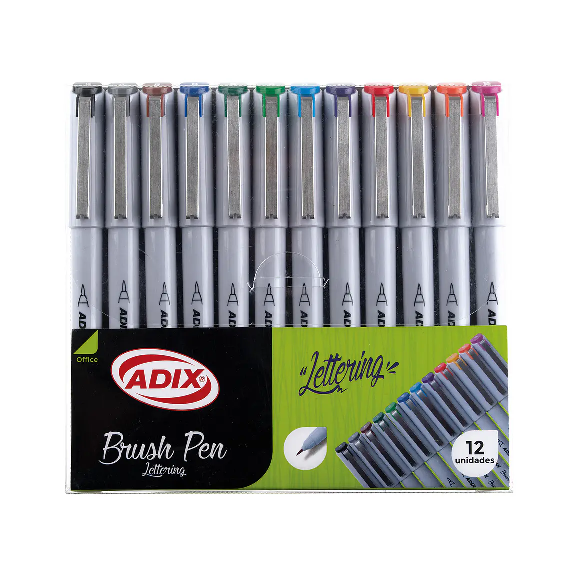 SET BRUSH PEN PUNTA FINA (12 UNIDADES) 4