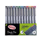 SET BRUSH PEN PUNTA FINA (12 UNIDADES) - Miniatura 4