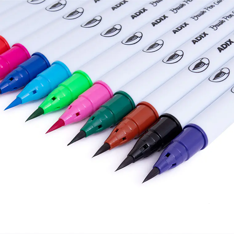 SET DE BRUSH PEN (12 COLORES) 4