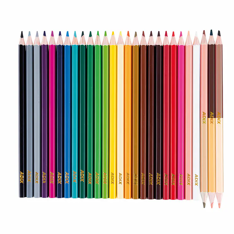 LÁPICES DE COLORES (27 UNIDADES - 30 COLORES) 2