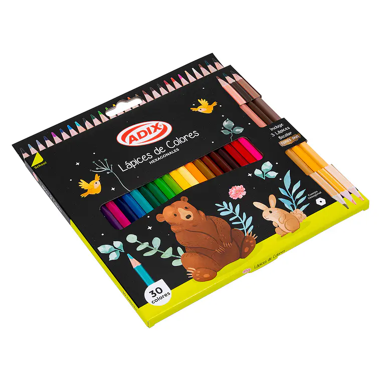 LÁPICES DE COLORES (27 UNIDADES - 30 COLORES) 5
