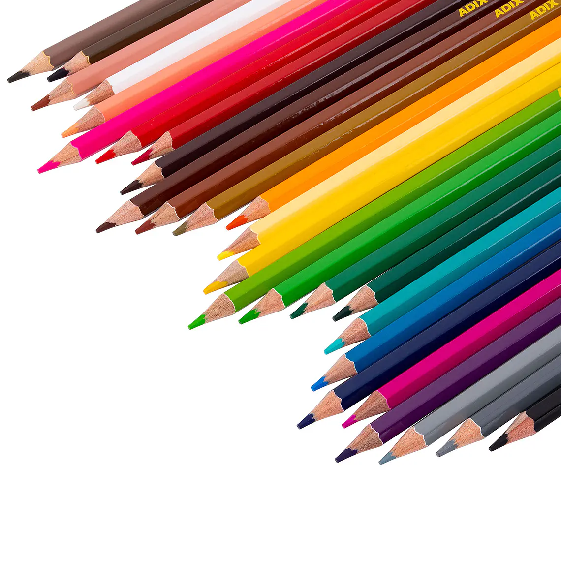 LÁPICES DE COLORES (27 UNIDADES - 30 COLORES) 8