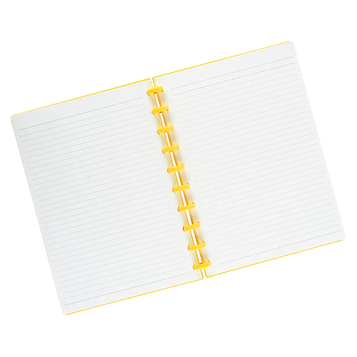CUADERNO C/ PINES ANILLADO B5 AMARILLO (20 x 26 x 2,2 cm) 2