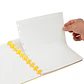 CUADERNO C/ PINES ANILLADO B5 AMARILLO (20 x 26 x 2,2 cm) - Miniatura 4