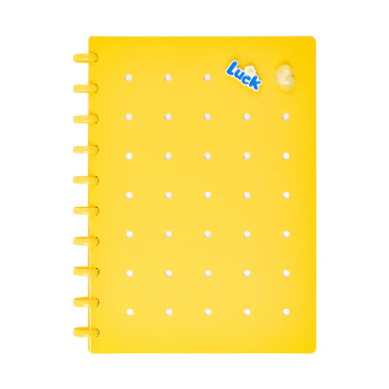 CUADERNO C/ PINES ANILLADO B5 AMARILLO (20 x 26 x 2,2 cm) 1