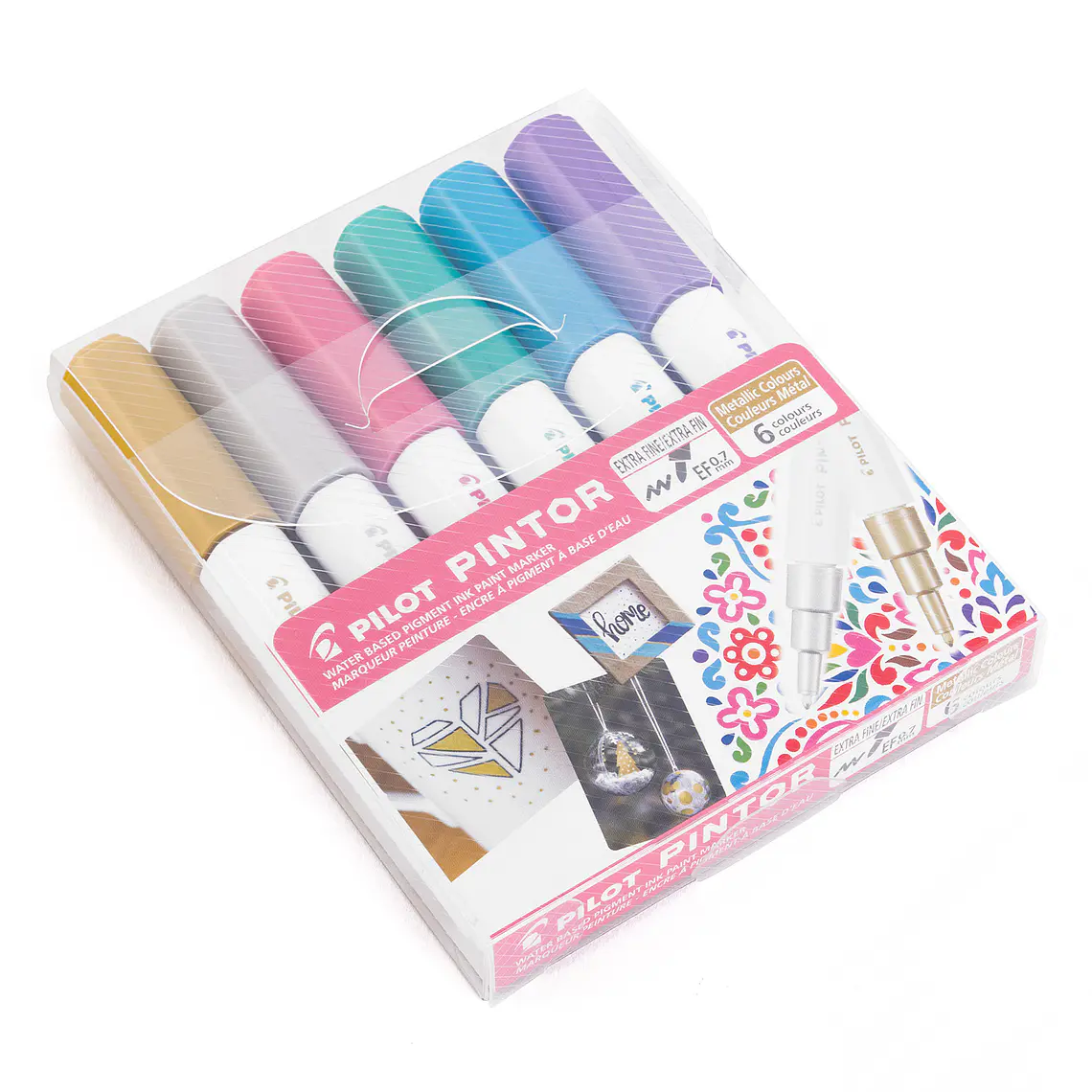 PINTOR SET METALIZADO PUNTA EXTRA FINA (6 UNIDADES) 2