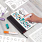 SET PINTOR + STENCIL - Miniatura 3