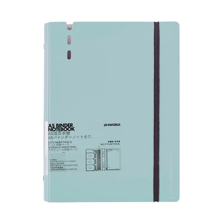 AGENDA A5 CELESTE C/HOJA DE REPUESTO (18 x 35.5 x 2.9 cm) 2