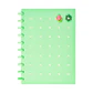 CUADERNO C/ PINES ANILLADO B5 VERDE AGUA (20 x 26 x 2,2 cm) - Miniatura 1