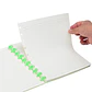 CUADERNO C/ PINES ANILLADO B5 VERDE AGUA (20 x 26 x 2,2 cm) - Miniatura 4