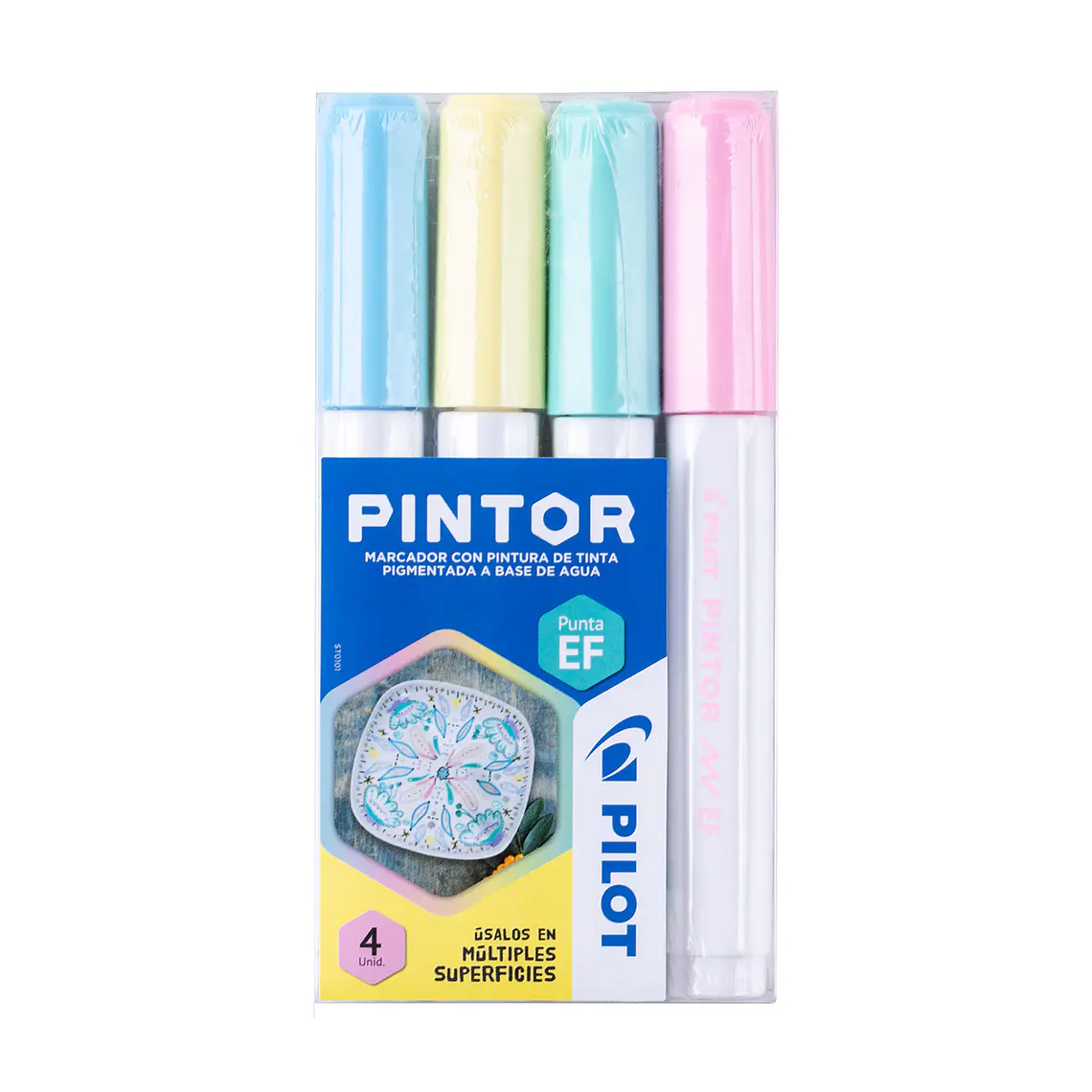 PINTOR SET PASTEL PUNTA EXTRA FINA (4 UNIDADES) 1