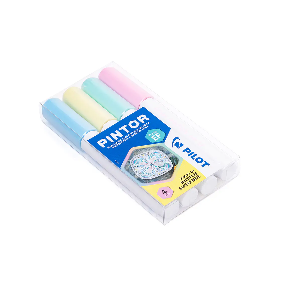 PINTOR SET PASTEL PUNTA EXTRA FINA (4 UNIDADES) 2