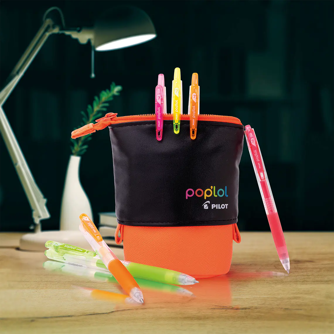 POP´LOL GEL 0.7 C/ESTUCHE RETRÁCTIL NARANJO (6 UNIDADES) 4