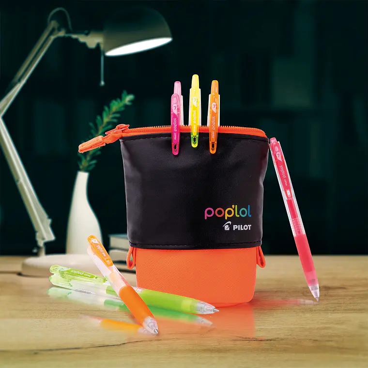 POP´LOL GEL 0.7 C/ESTUCHE RETRÁCTIL NARANJO (6 UNIDADES) 4