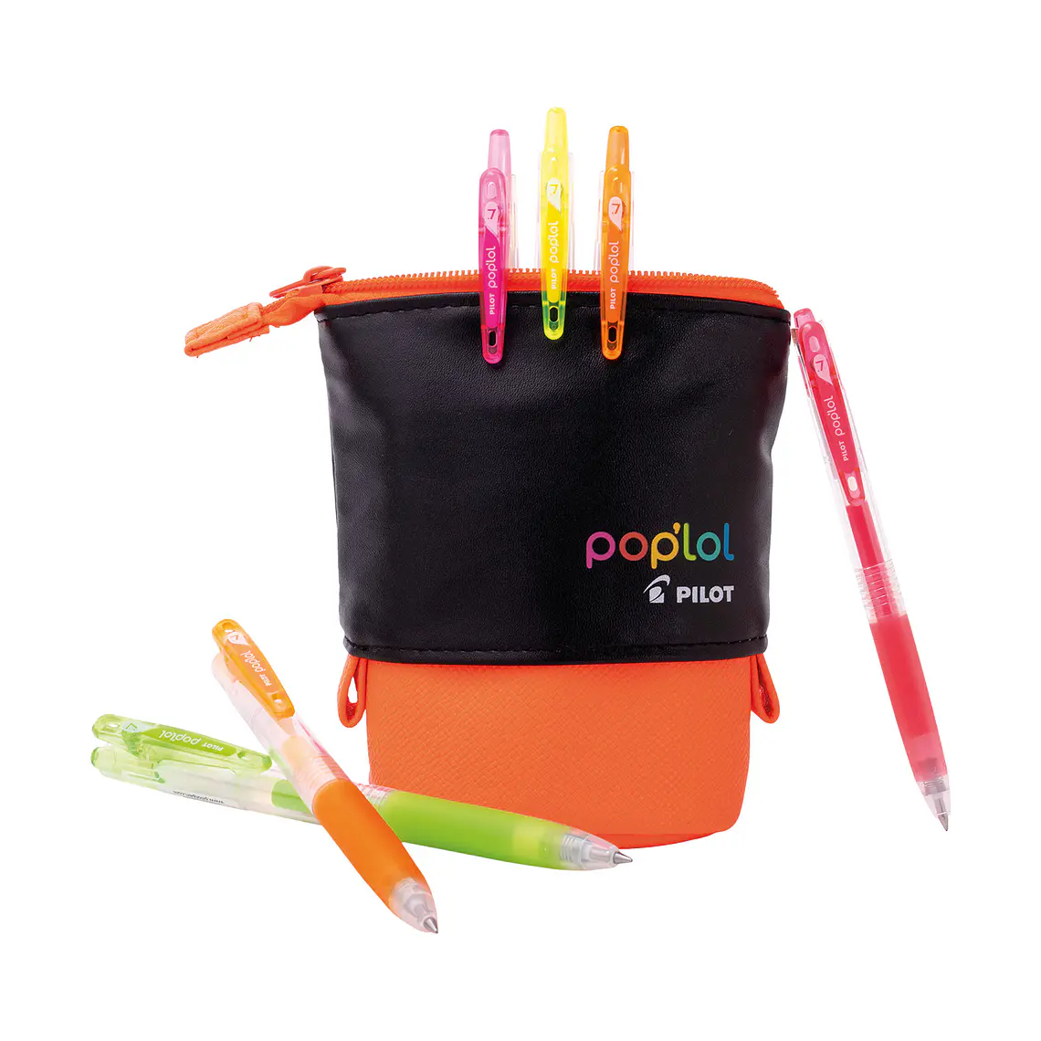 POP´LOL GEL 0.7 C/ESTUCHE RETRÁCTIL NARANJO (6 UNIDADES) 5
