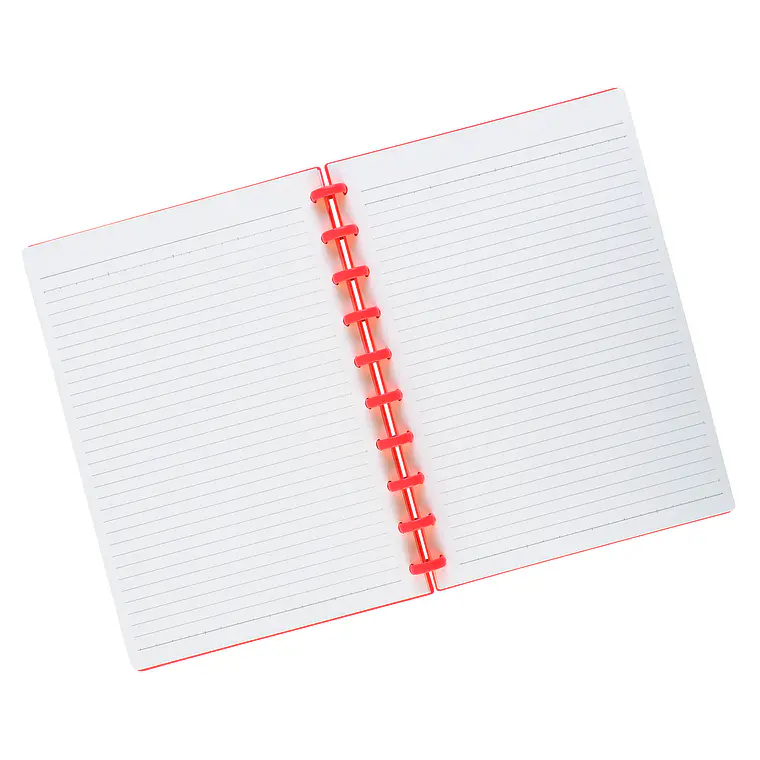 CUADERNO C/ PINES ANILLADO B5 FUCSIA (20 x 26 x 2,2 cm) 2