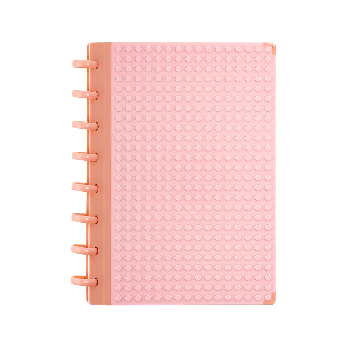 CUADERNO A5 CELESTE CON TEXTURA ROSADO (20 x 26 x 2,2 cm) 4