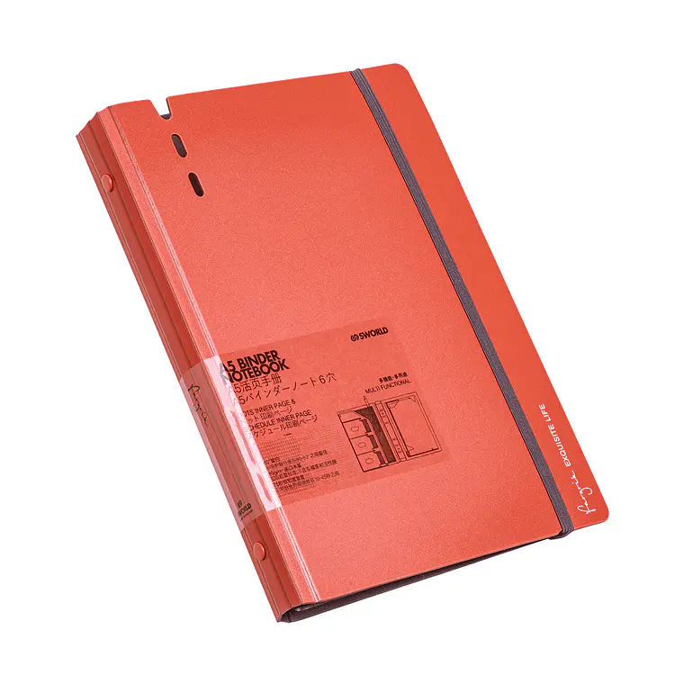 AGENDA A5 ROJO C/HOJA DE REPUESTO (18 x 23,5 x 2,9 cm) 1