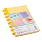 CUADERNO A5 CELESTE CON TEXTURA AMARILLO (20 x 26 x 2,2 cm) - Miniatura 2