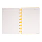 CUADERNO A5 CELESTE CON TEXTURA AMARILLO (20 x 26 x 2,2 cm) - Miniatura 3