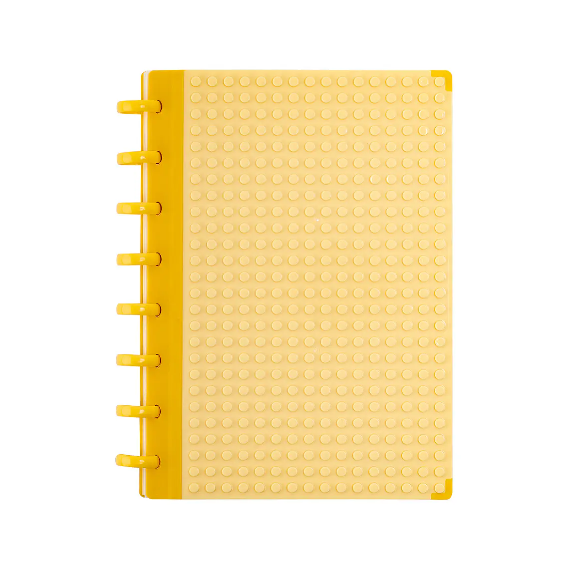 CUADERNO A5 CELESTE CON TEXTURA AMARILLO (20 x 26 x 2,2 cm) 4