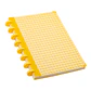 CUADERNO A5 CELESTE CON TEXTURA AMARILLO (20 x 26 x 2,2 cm) - Miniatura 5