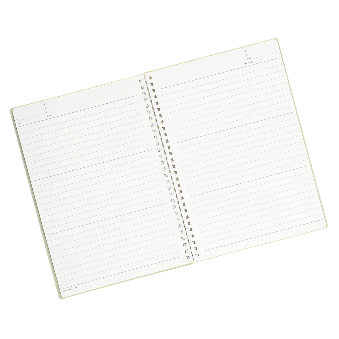 CUADERNO B5 VERDE PASTEL ANILLADO (18,4 x 25,7 x 1,2 cm) 2