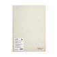 CUADERNO B5 BEIGE ANILLADO (18,4 x 25,7 x 1,2 cm) - Miniatura 1