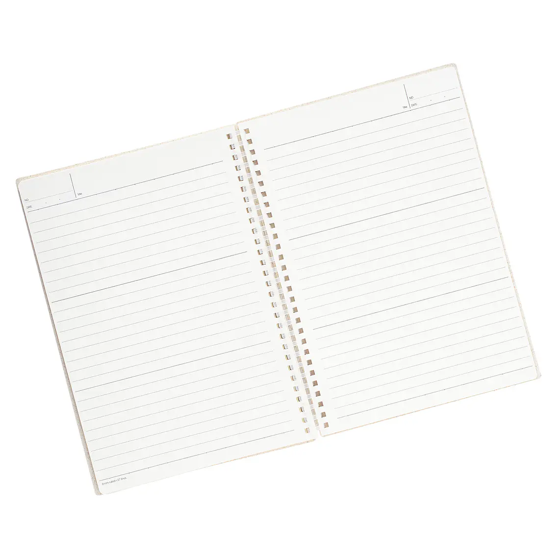 CUADERNO B5 BEIGE ANILLADO (18,4 x 25,7 x 1,2 cm) 2