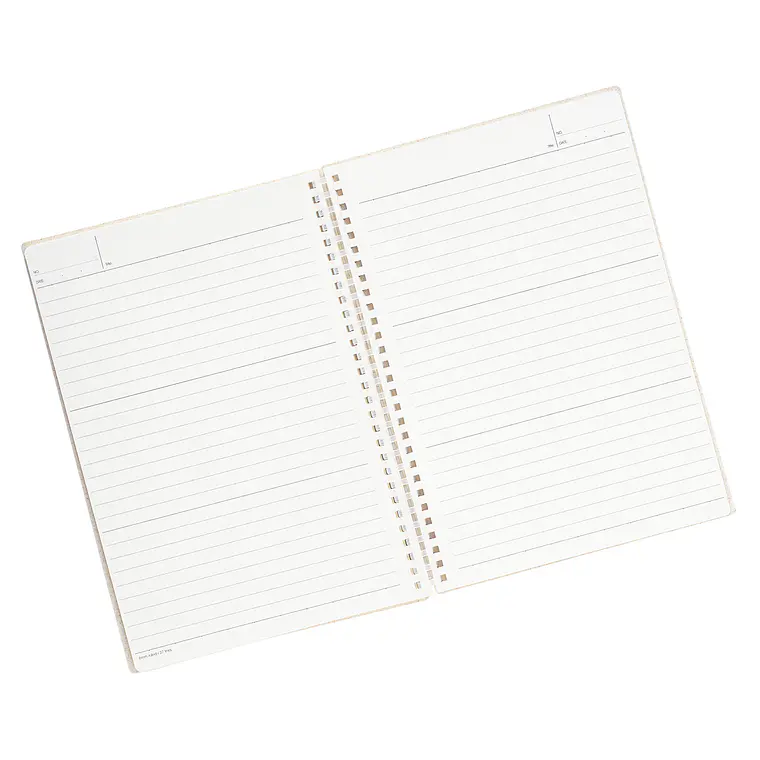 CUADERNO B5 BEIGE ANILLADO (18,4 x 25,7 x 1,2 cm) 2