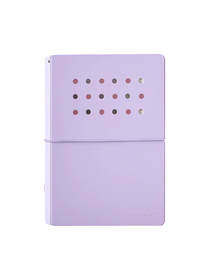 AGENDA C/ PIN A6 MORADO (13,5 x 19 x 2,9 cm)