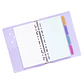 AGENDA C/ PIN A6 MORADO (13,5 x 19 x 2,9 cm) - Miniatura 3