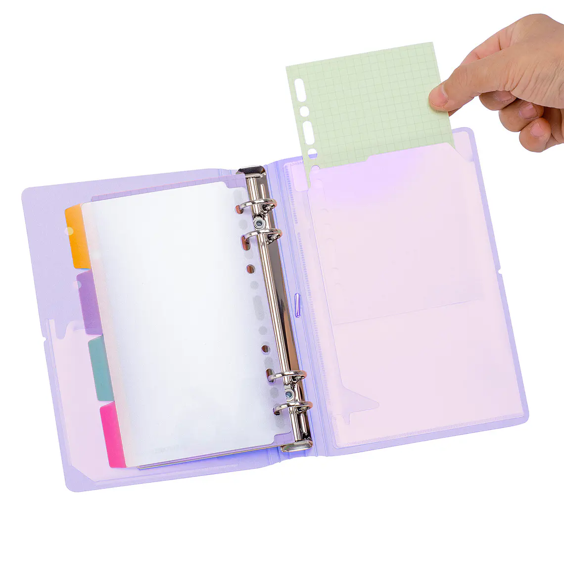 AGENDA C/ PIN A6 MORADO (13,5 x 19 x 2,9 cm) 6