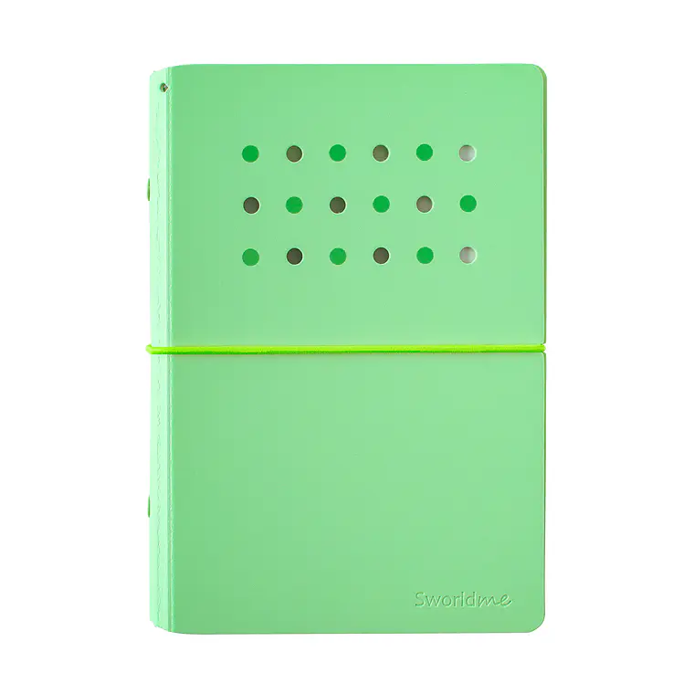 AGENDA C/ PIN A6 VERDE (13,5 x 19 x 2,9 cm) 2