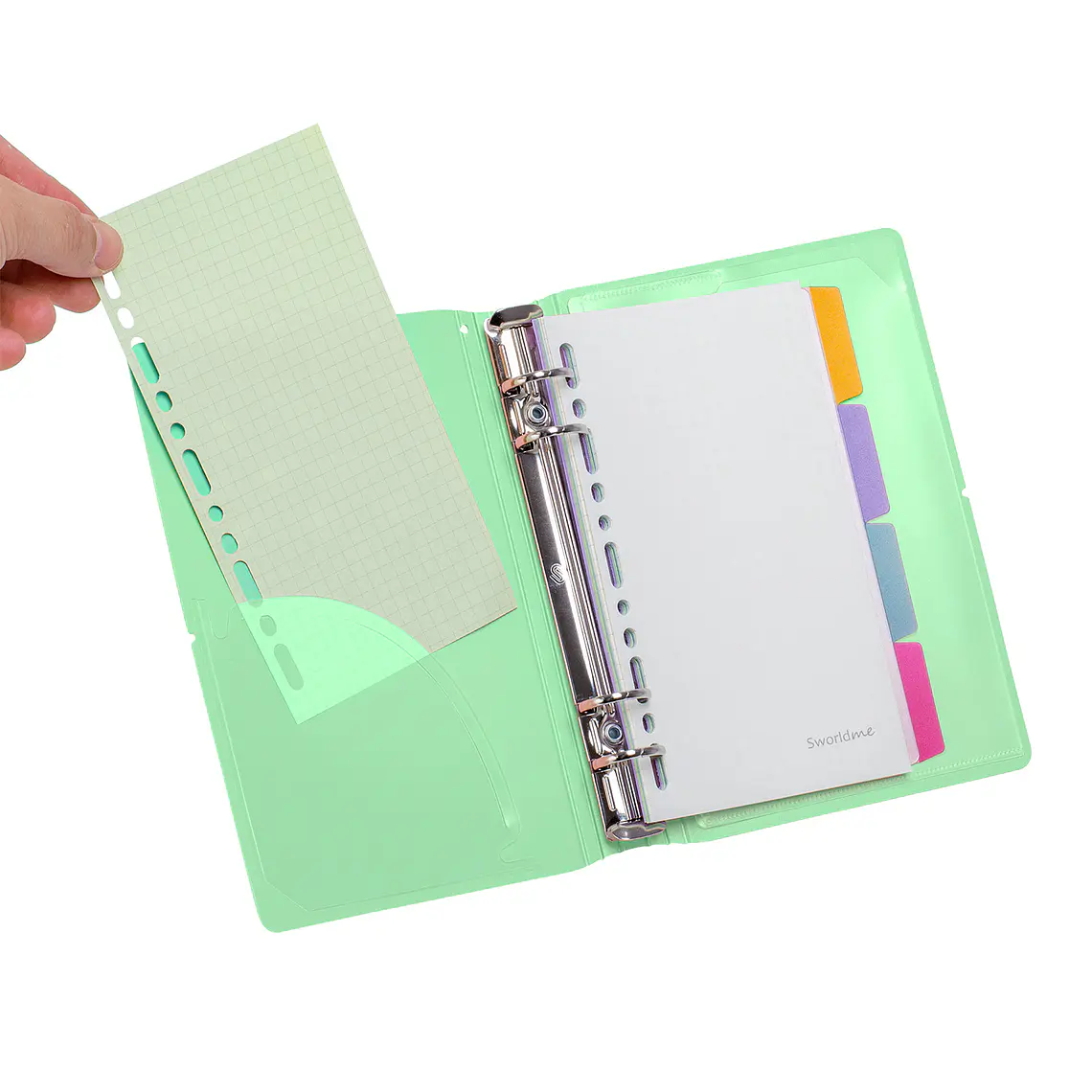 AGENDA C/ PIN A6 VERDE (13,5 x 19 x 2,9 cm) 5