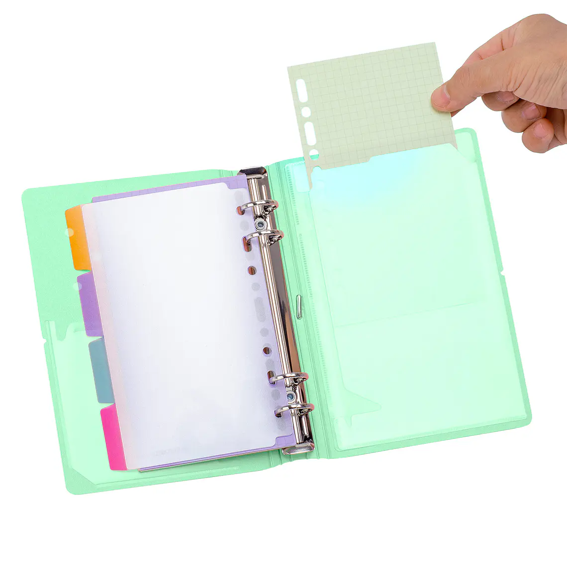 AGENDA C/ PIN A6 VERDE (13,5 x 19 x 2,9 cm) 6