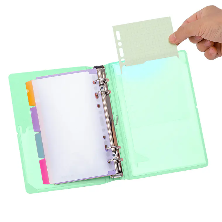 AGENDA C/ PIN A6 VERDE (13,5 x 19 x 2,9 cm) 6