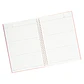 CUADERNO B5 ROSADO PASTEL ANILLADO (18,4 x 25,7 x 1,2 cm) - Miniatura 2