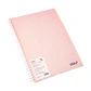 CUADERNO B5 ROSADO PASTEL ANILLADO (18,4 x 25,7 x 1,2 cm) - Miniatura 3