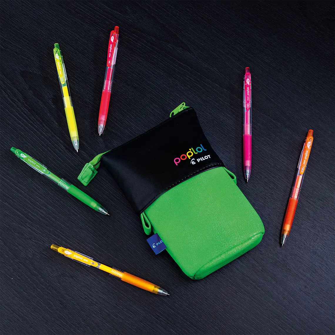 POP´LOL GEL 0.7 C/ESTUCHE RETRÁCTIL VERDE (6 UNIDADES) 3