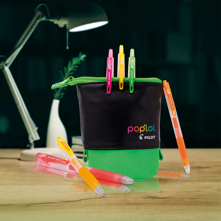 POP´LOL GEL 0.7 C/ESTUCHE RETRÁCTIL VERDE (6 UNIDADES) 4