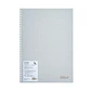 CUADERNO B5 AZUL PASTEL ANILLADO (18,4 x 25,7 x 1,2 cm) - Miniatura 1