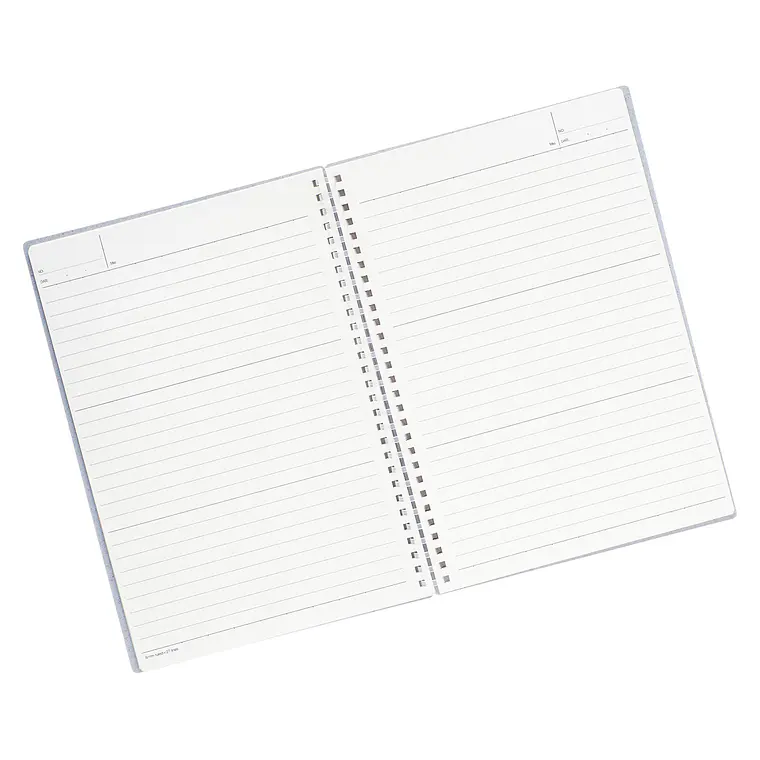 CUADERNO B5 AZUL PASTEL ANILLADO (18,4 x 25,7 x 1,2 cm) 2