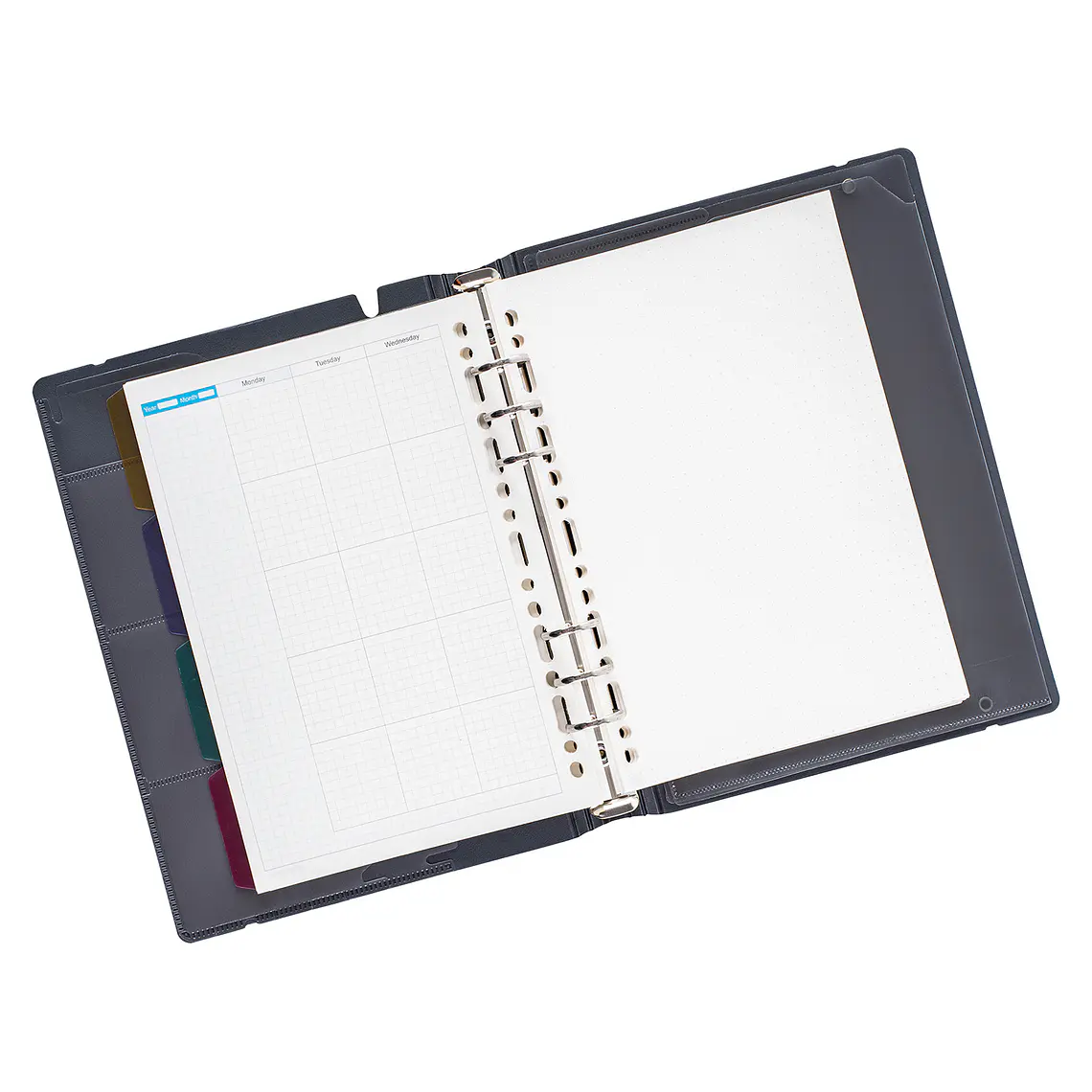AGENDA A5 GRIS C/HOJA DE REPUESTO (18 x 23,5 x 2,9 cm) 3