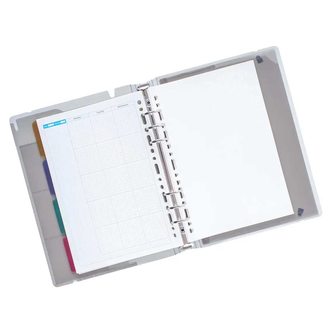 AGENDA A5 BLANCO C/HOJA DE REPUESTO (18 x 23,5 x 2,9 cm) 3