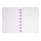 CUADERNO A5 CELESTE CON TEXTURA VIOLETA (20 x 26 x 2,2 cm) - Miniatura 3