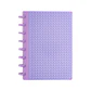 CUADERNO A5 CELESTE CON TEXTURA VIOLETA (20 x 26 x 2,2 cm) - Miniatura 4