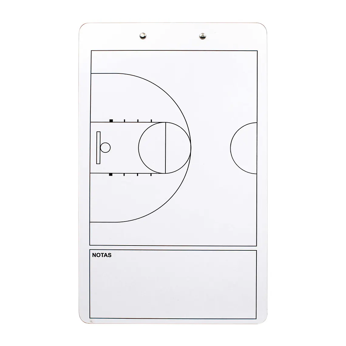 PIZARRA DOBLE CARA COACH BÁSQUETBOL (23 x 38 cm) 2